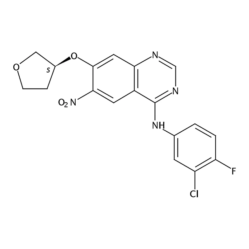RHAWN (S)-N-(3-Chloro-4-fluorophenyl)-6-nitro-7-((tetrahydrofuran-3-yl)oxy)quinazolin-4-amine