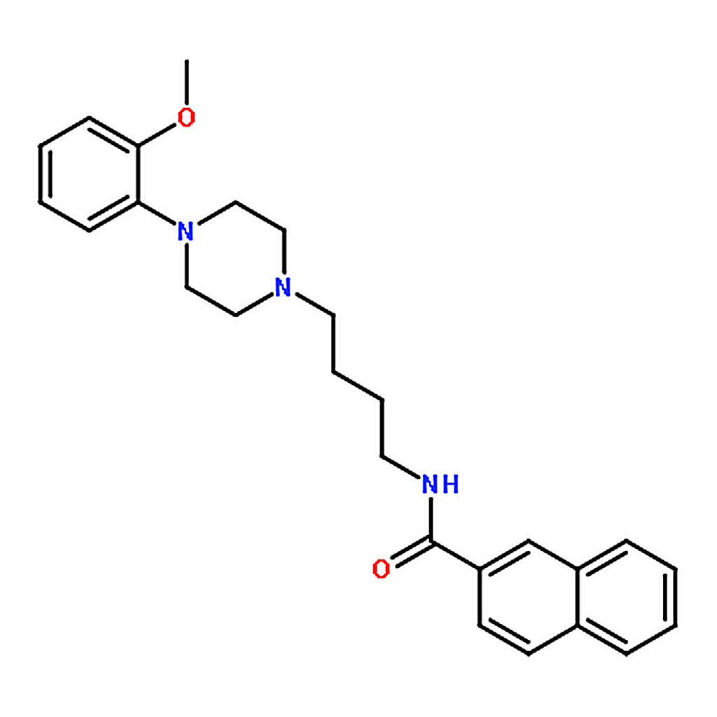 RHAWN N-(4-(4-(2-Methoxyphenyl)piperazin-1-yl)butyl)-2-naphthamide hydrochloride