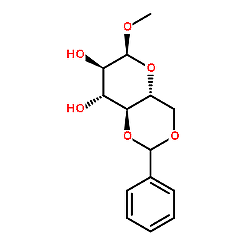 RHAWN (4aR,6S,7R,8R,8aS)-6-Methoxy-2-phenylhexahydropyrano[3,2-d][1,3]dioxine-7,8-diol 