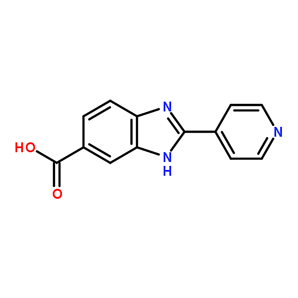 RHAWN 2-(Pyridin-4-yl)-1H-benzo[d]imidazole-6-carboxylic acid
