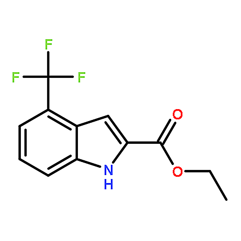 RHAWN Ethyl 4-(trifluoromethyl)-1H-indole-2-carboxylate