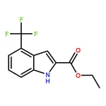 RHAWN Ethyl 4-(trifluoromethyl)-1H-indole-2-carboxylate