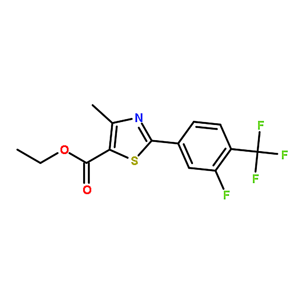 RHAWN Ethyl 2-[3-Fluoro-(trifluoromethyl)phenyl]-4-methyl-thiazole-5-carboxylate