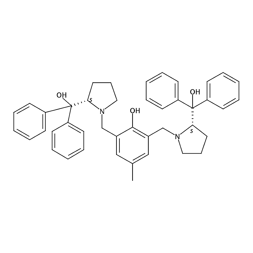 RHAWN (S,S)-(+)-2,6-Bis[2-(hydroxydiphenylmethyl)-1-pyrrolidinyl-methyl]-4-methylphenol