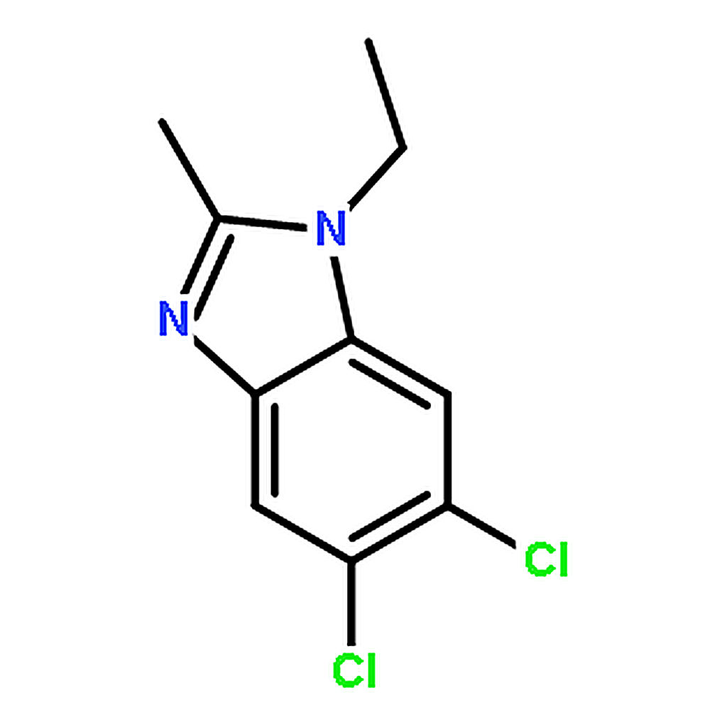 RHAWN 5,6-Dichloro-1-ethyl-2-methylbenzimidazole