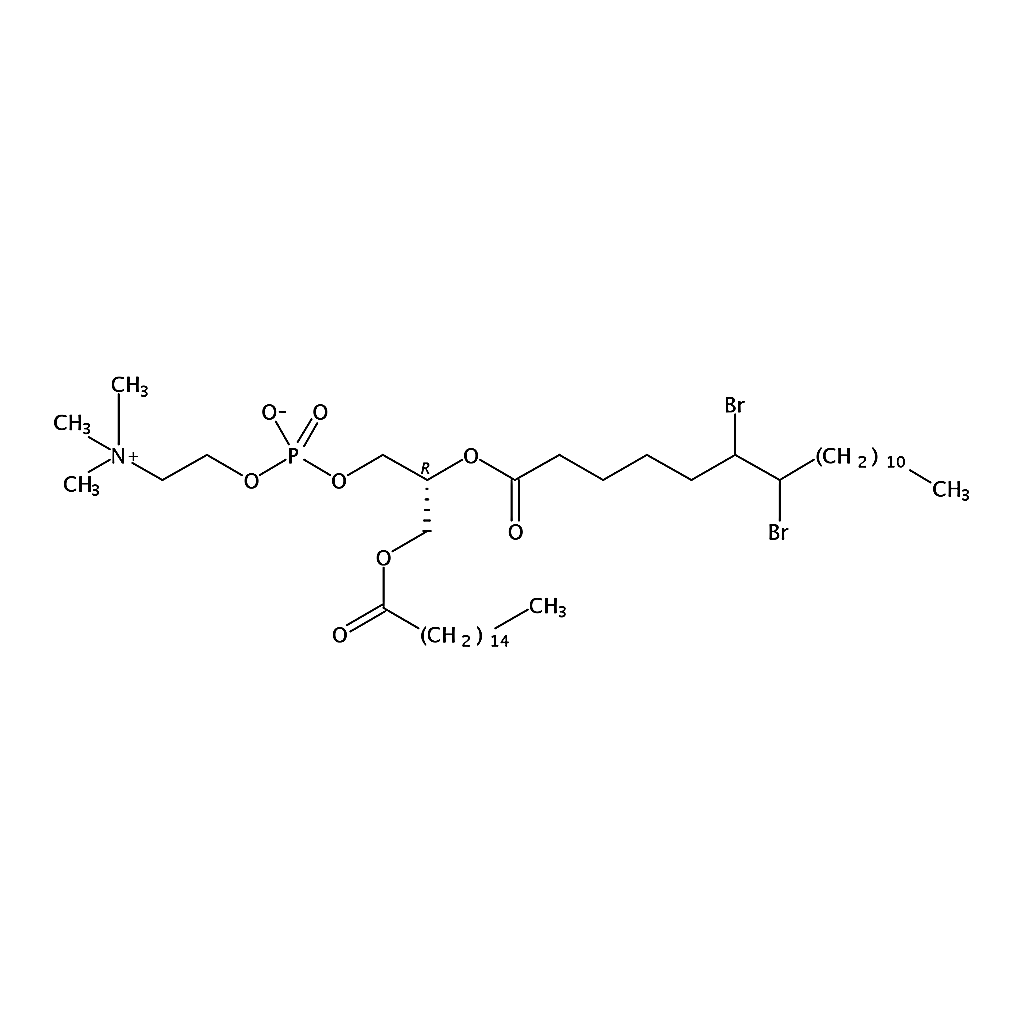 RHAWN 1-palmitoyl-2-(6,7-dibromo)stearoyl-sn-glycero-3-phosphocholine