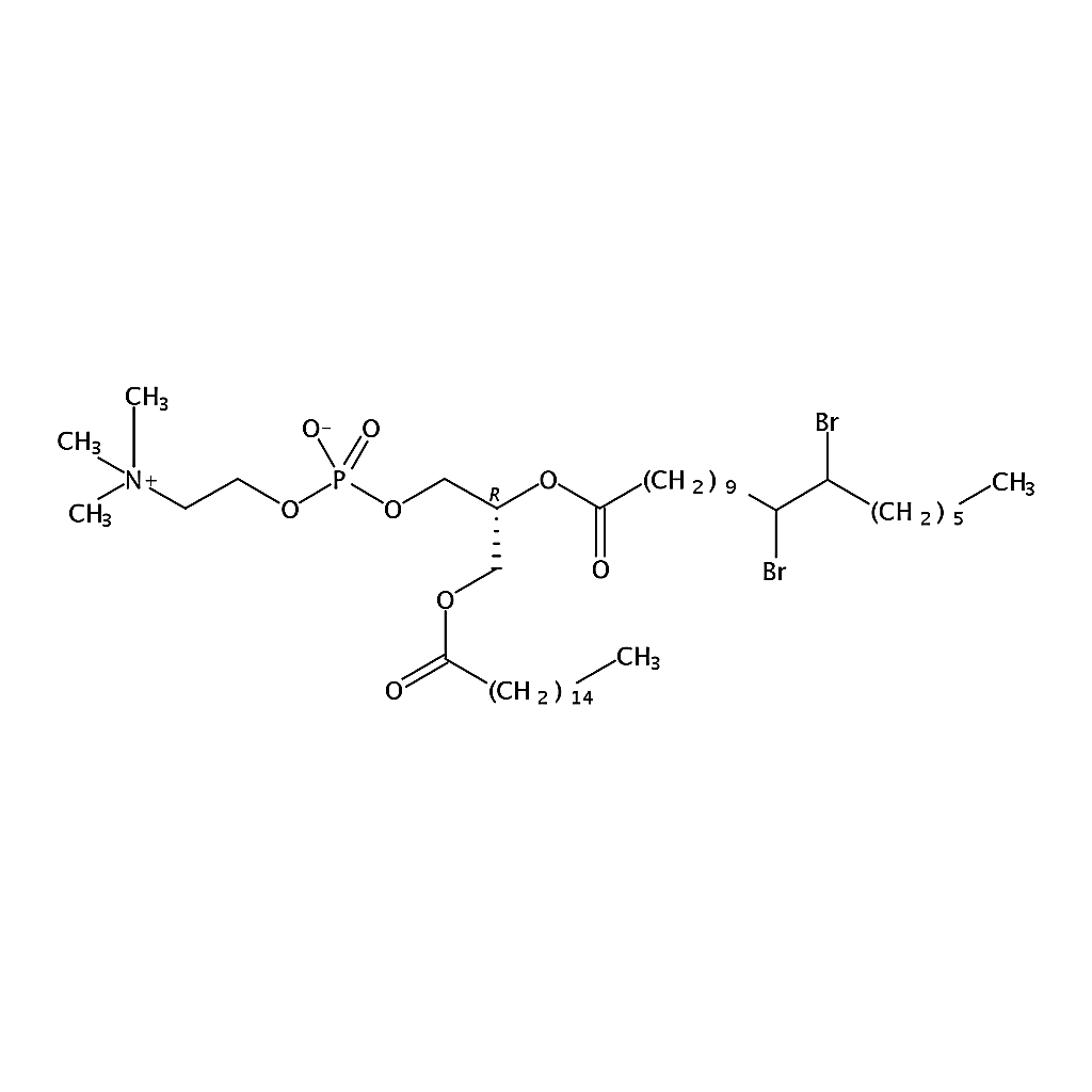 RHAWN 1-palmitoyl-2-(11,12-dibromo)stearoyl-sn-glycero-3-phosphocholine