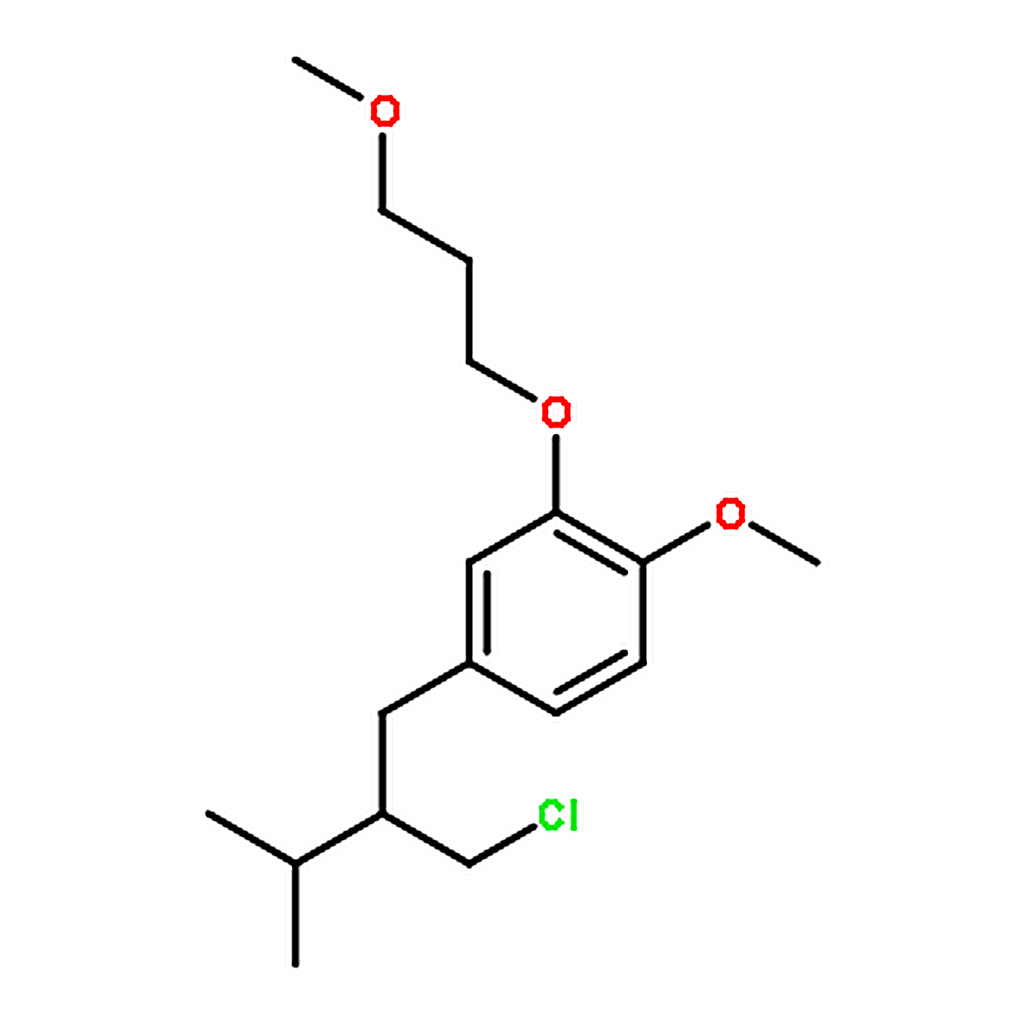 RHAWN (R)-4-(2-(Chloromethyl)-3-methylbutyl)-1-methoxy-2-(3-methoxypropoxy)benzene