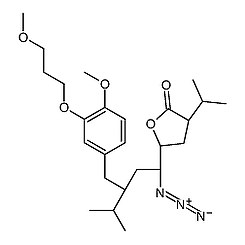 RHAWN (3S，5S)-5-{(1S，3S)-1-Azido-3-[4-methoxy-3-(3-methoxypropoxy)benzy l]-4-methylpentyl}-3-isopr