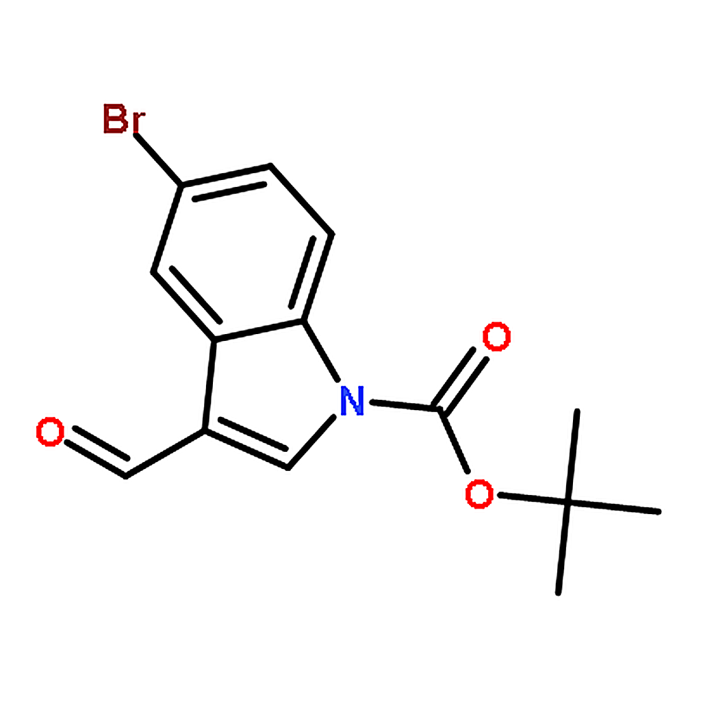 RHAWN tert-Butyl 5-bromo-3-formyl-1H-indole-1-carboxylate