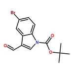 RHAWN tert-Butyl 5-bromo-3-formyl-1H-indole-1-carboxylate