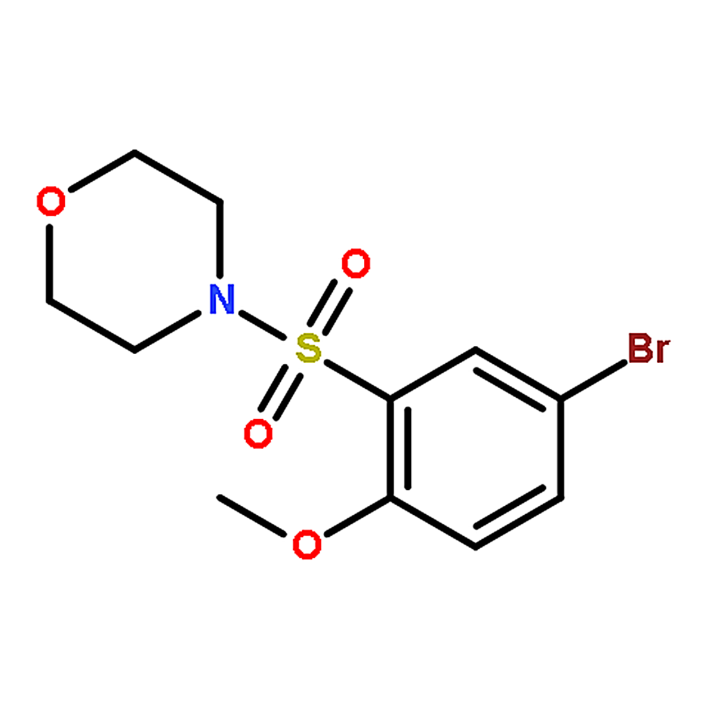 RHAWN 4-((5-Bromo-2-methoxyphenyl)sulfonyl)morpholine
