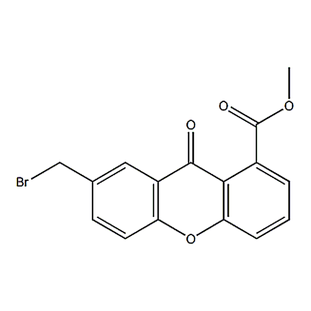 RHAWN 7-Bromomethyl-9-oxo-9H-xanthene-1-carboxylic acid methyl ester