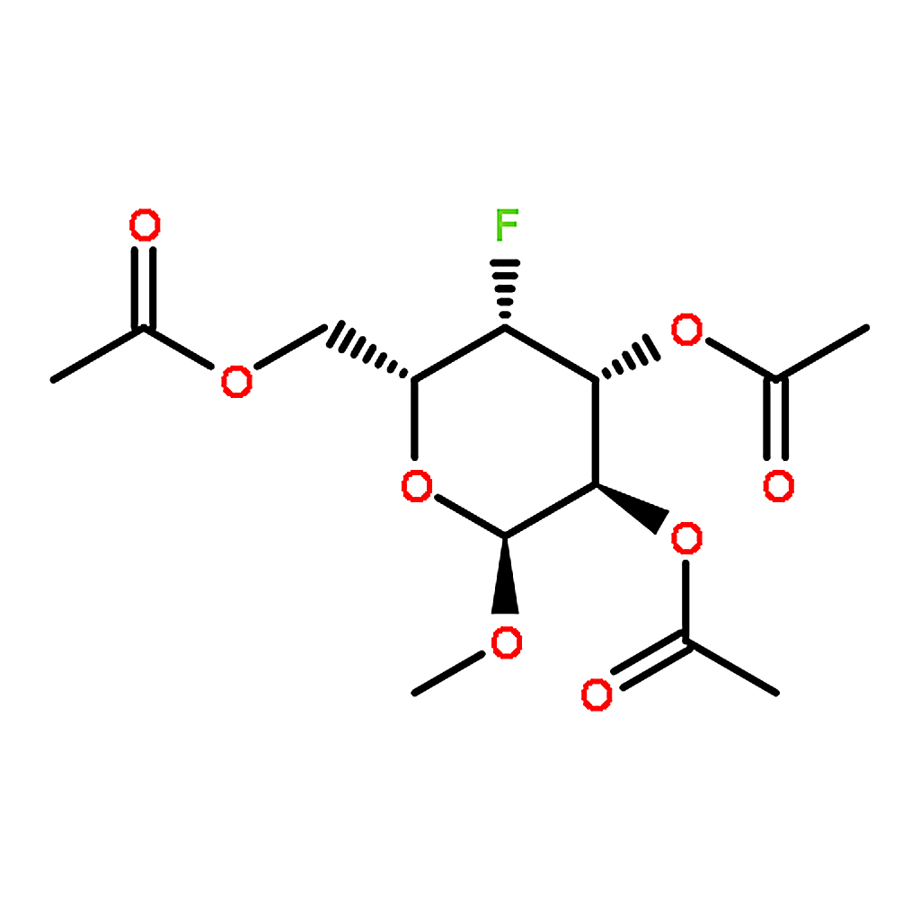 RHAWN Methyl2，3，6-tri-O-acetyl-4-deoxy-4-fluoro-a-D-galactopyranoside