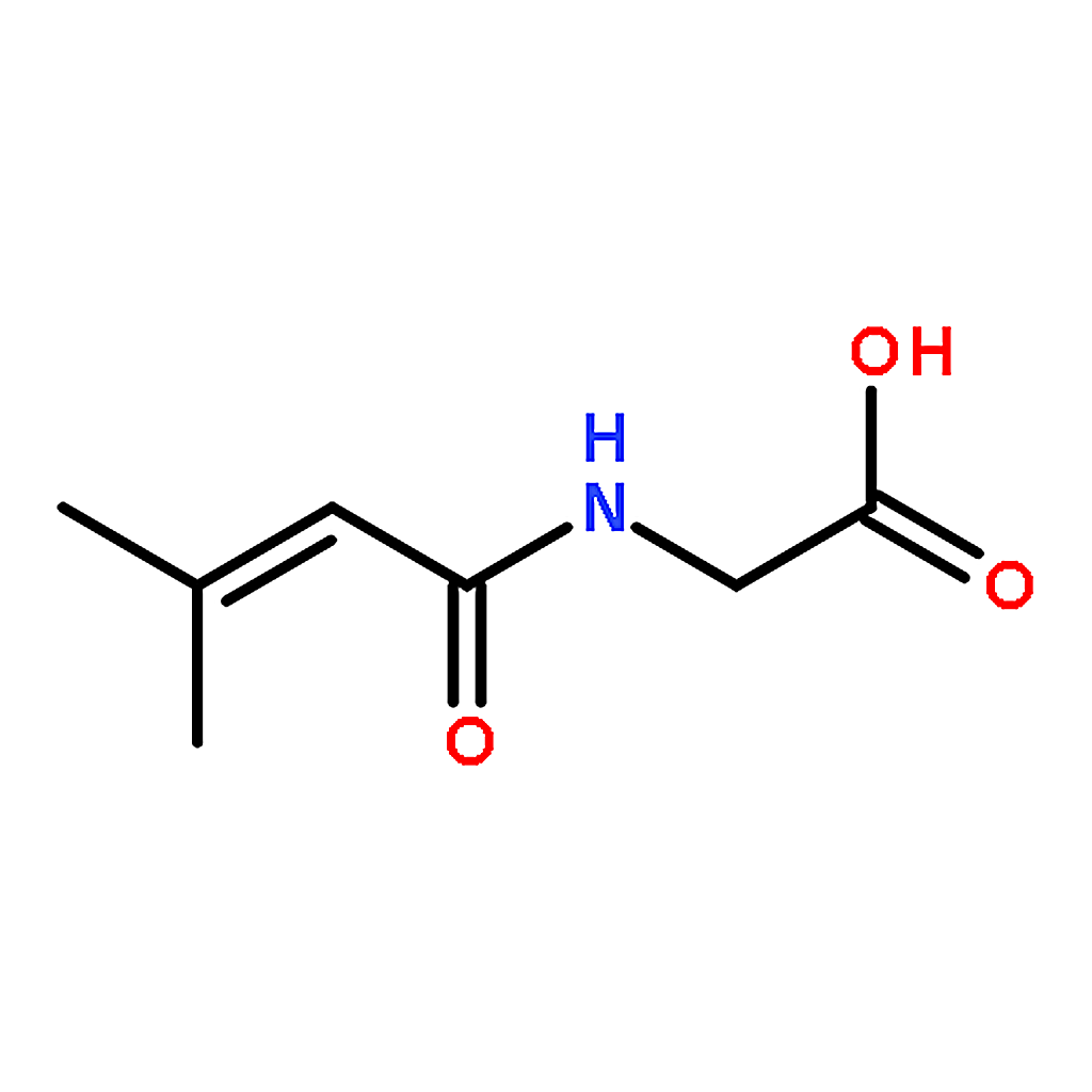RHAWN 2-(3-Methylbut-2-enamido)acetic acid