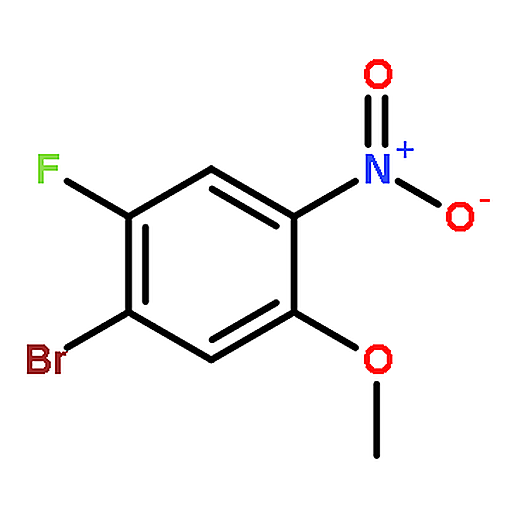 RHAWN 1-Bromo-2-fluoro-5-methoxy-4-nitrobenzene