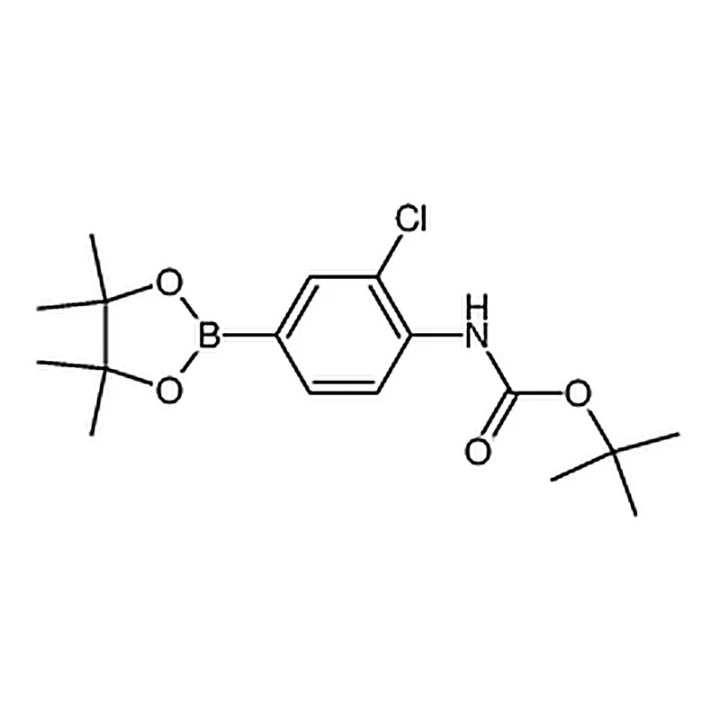 RHAWN tert-Butyl (2-chloro-4-(4,4,5,5-tetramethyl-1,3,2-dioxaborolan-2-yl)phenyl)carbamate