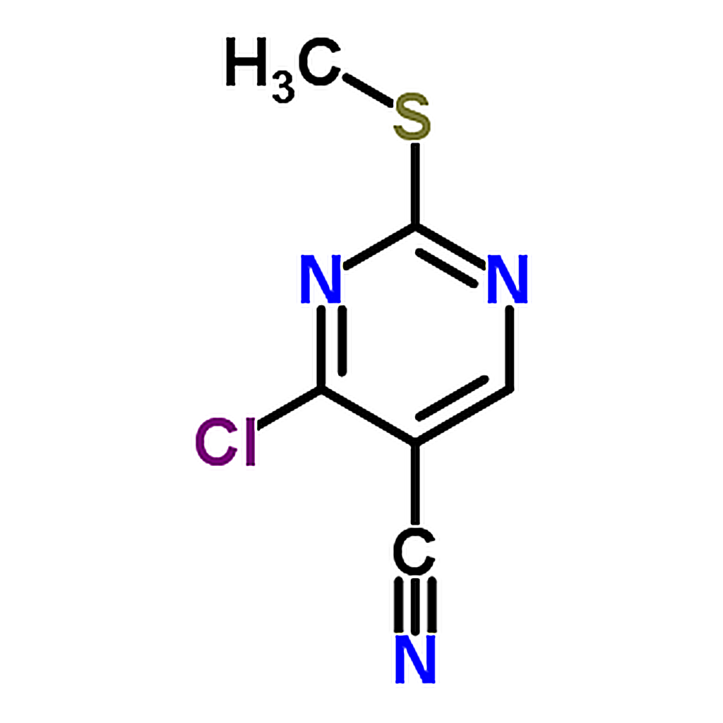 RHAWN 4-Chloro-2-(methylthio)pyrimidine-5-carbonitrile