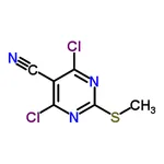 RHAWN 4,6-Dichloro-2-(methylthio)pyrimidine-5-carbonitrile