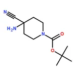 RHAWN tert-Butyl 4-amino-4-cyanopiperidine-1-carboxylate