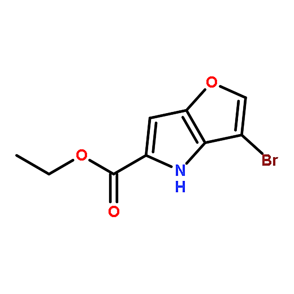 RHAWN ethyl3-bromo-4H-furo[3，2-b]pyrrole-5-carboxylate