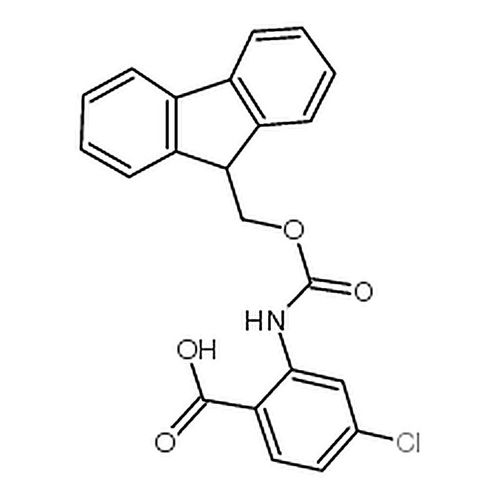 RHAWN 2-((((9H-Fluoren-9-yl)methoxy)carbonyl)amino)-4-chlorobenzoic acid