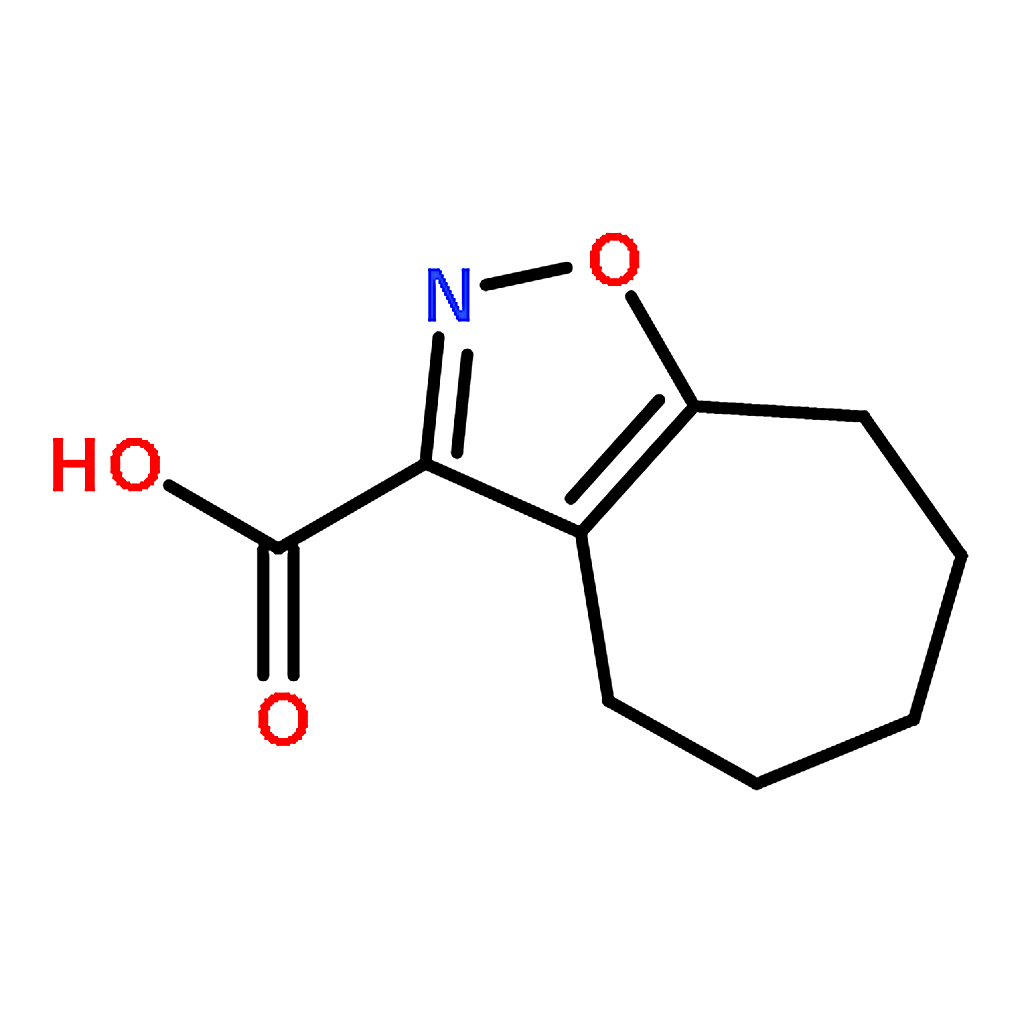 RHAWN 5，6，7，8-TETRAHYDRO-4 H-CYCLOHEPTA[ D ]ISOXAZOLE-3-CARBOXYLIC ACID