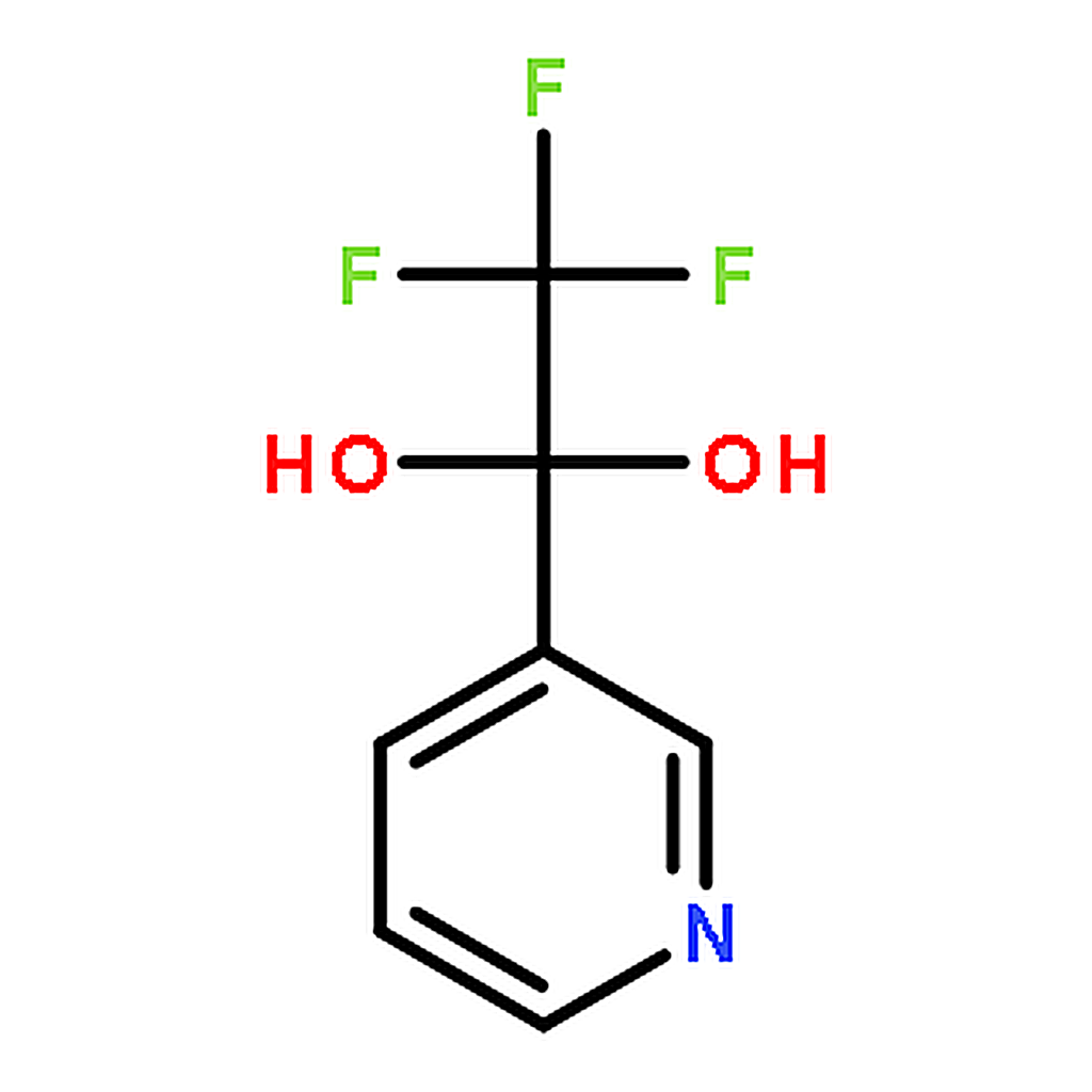 RHAWN 2,2,2-Trifluoro-1-(pyridin-3-yl)ethane-1,1-diol