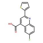 RHAWN 6-Fluoro-2-thiophen-2-yl-quinoline-4-carboxylic acid