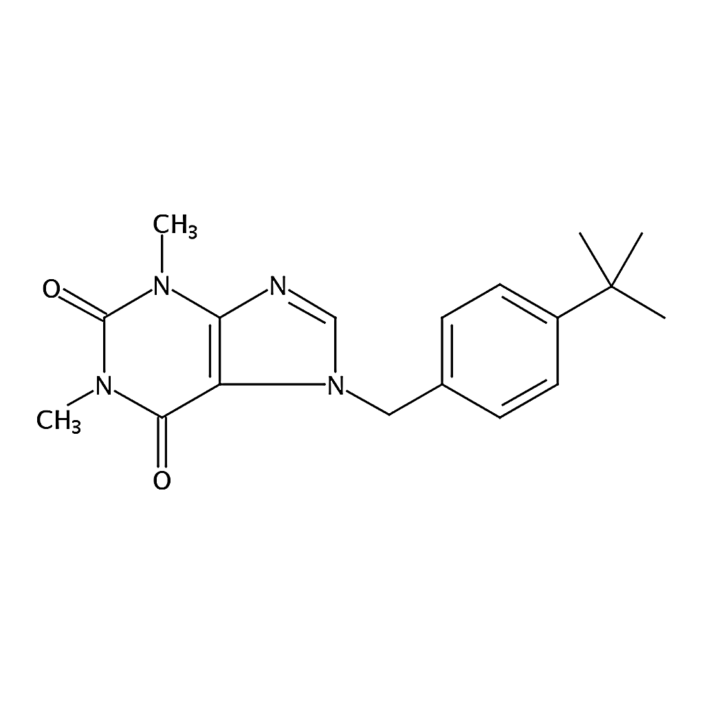 RHAWN 7-(4-(tert-Butyl)benzyl)-1,3-dimethyl-1H-purine-2,6(3H,7H)-dione