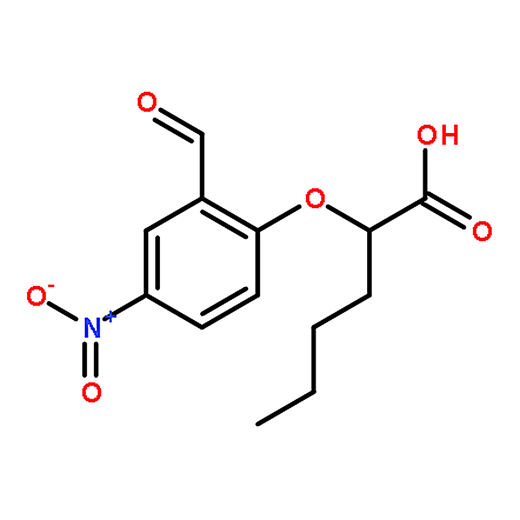 RHAWN 2-(2-Formyl-4-Nitrophenoxy)Hexanoic Acid