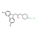 RHAWN 1-(3,6-Dibromo-9H-carbazol-9-yl)-3-(piperazin-1-yl)propan-2-ol