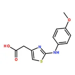 RHAWN 2-(2-((4-Methoxyphenyl)amino)thiazol-4-yl)acetic acid