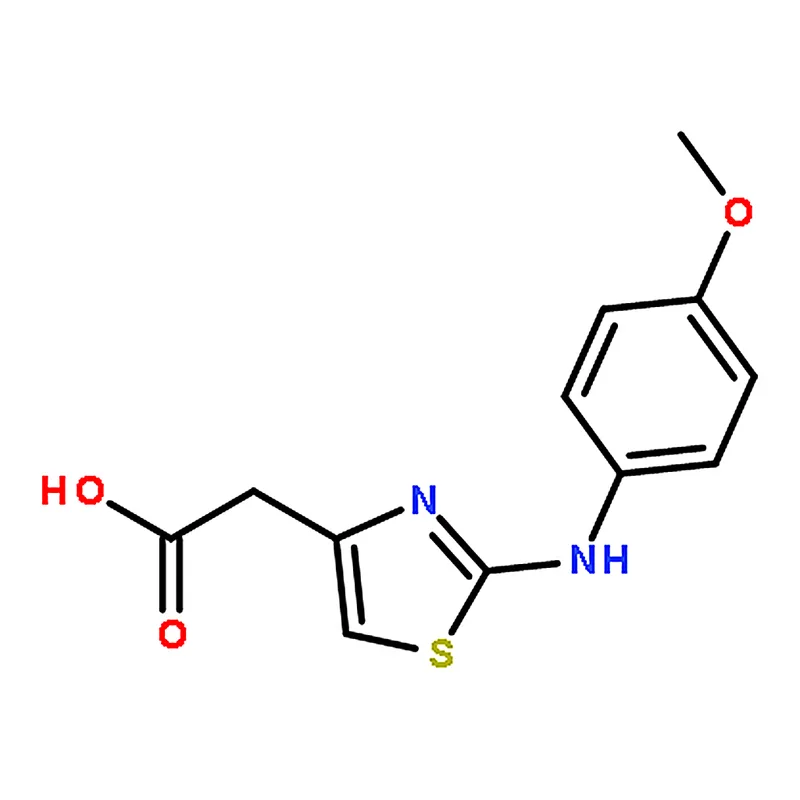 RHAWN 2-(2-((4-Methoxyphenyl)amino)thiazol-4-yl)acetic acid