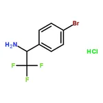 RHAWN (S)-1-(4-Bromophenyl)-2,2,2-trifluoroethanamine hydrochloride