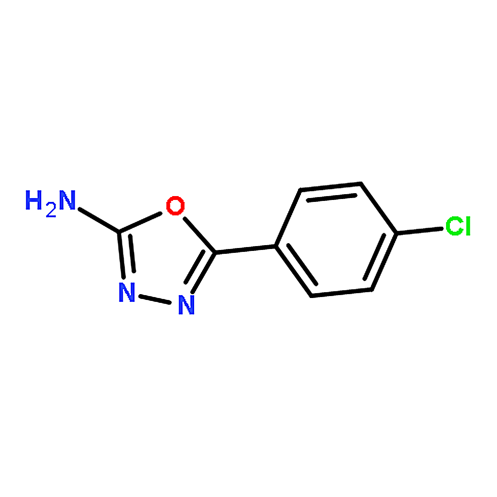 RHAWN 2-AMino-5-(4-chlorophenyl)-1，3，4-oxadiazole