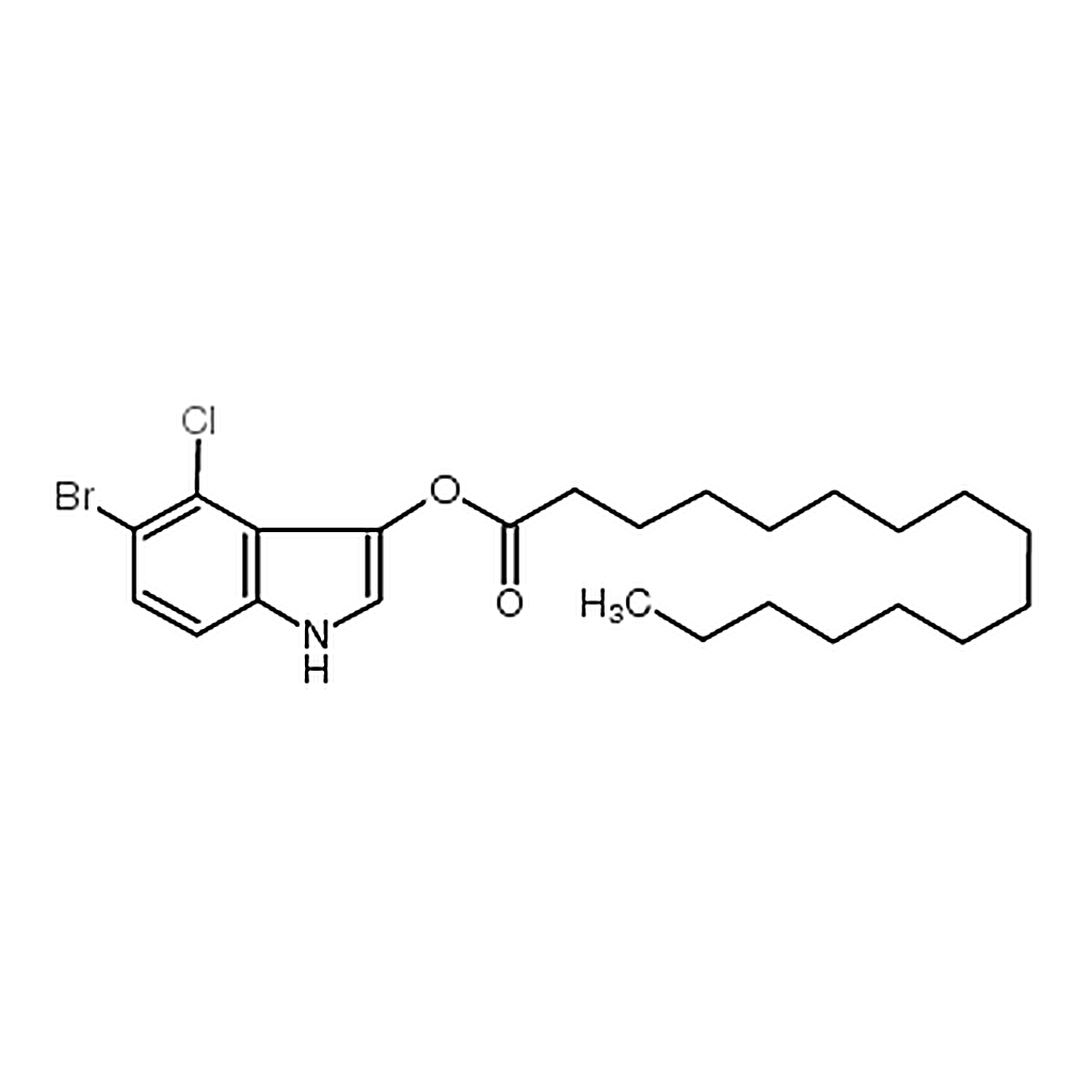 RHAWN (5-bromo-4-chloro-1H-indol-3-yl) hexadecanoate