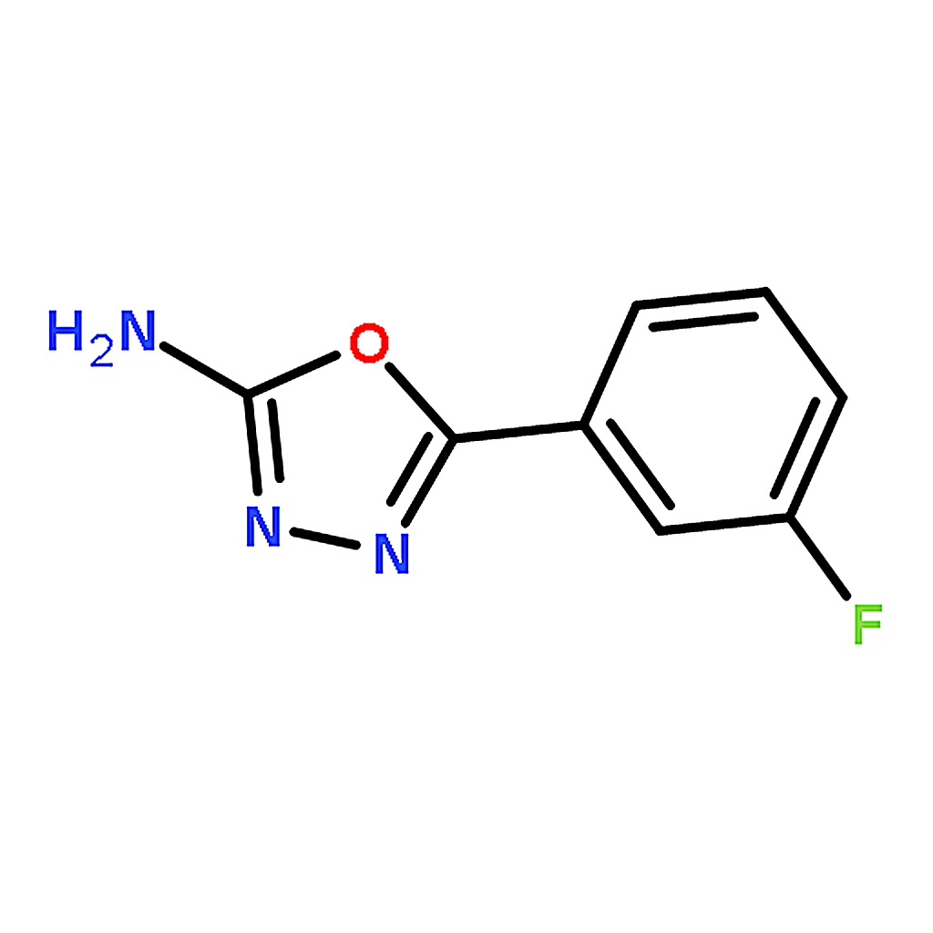 RHAWN 5-(3-Fluorophenyl)-1,3,4-oxadiazol-2-amine