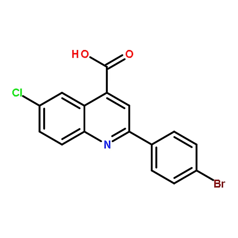 RHAWN 2-(4-Bromophenyl)-6-chloroquinoline-4-carboxylic acid