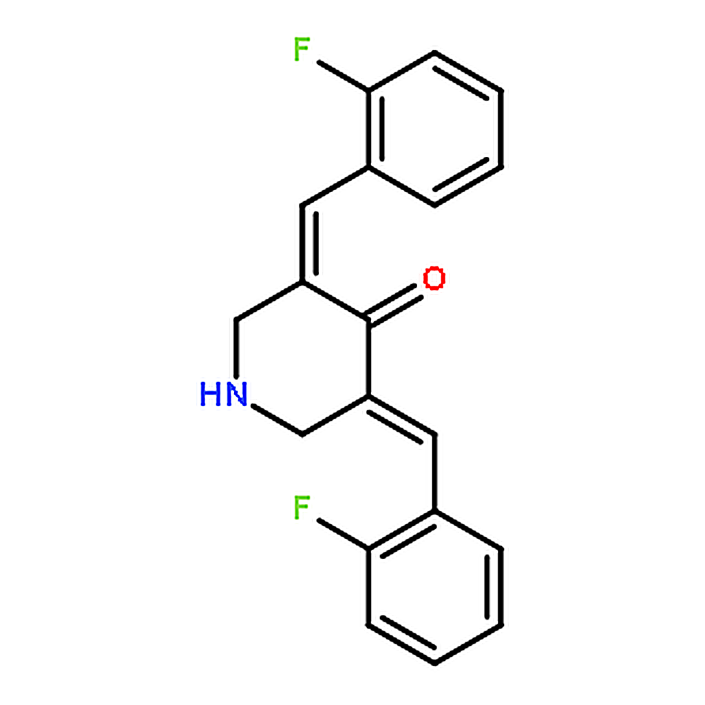RHAWN 3,5-Bis(2-fluorobenzylidene)piperidin-4-one