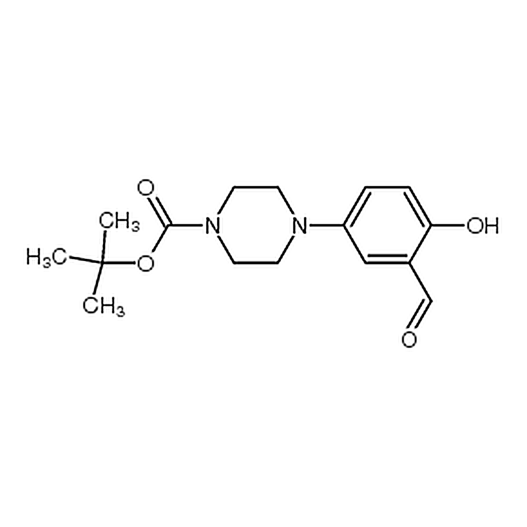 RHAWN tert-Butyl 4-(3-formyl-4-hydroxyphenyl)piperazine-1-carboxylate