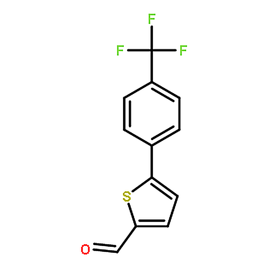 RHAWN 5-(4-(Trifluoromethyl)phenyl)thiophene-2-carbaldehyde