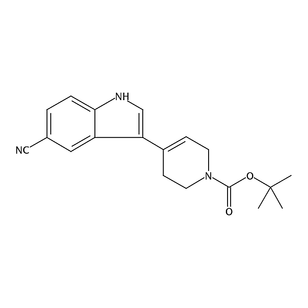 RHAWN 4-(5-Cyano-1H-Indol-3-Yl)-3，6-Dihydro-2H-Pyridine-1-Carboxylic Acid Tert-Butyl Ester