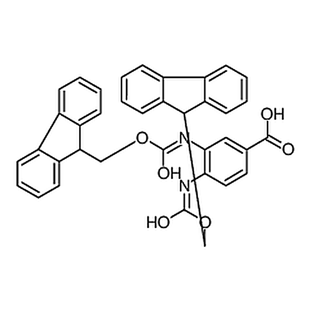 RHAWN 3,4-Bis((((9H-fluoren-9-yl)methoxy)carbonyl)amino)benzoic acid
