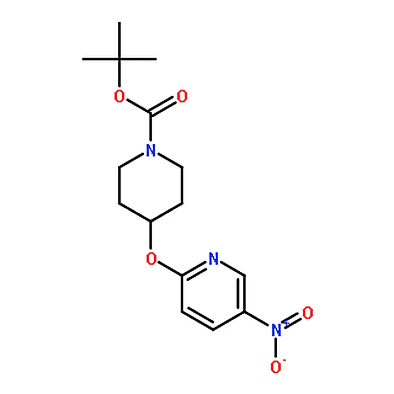 RHAWN 4-(5-Nitro-pyridin-2-yloxy)-piperidine-1-carboxylicacidtert-butylester