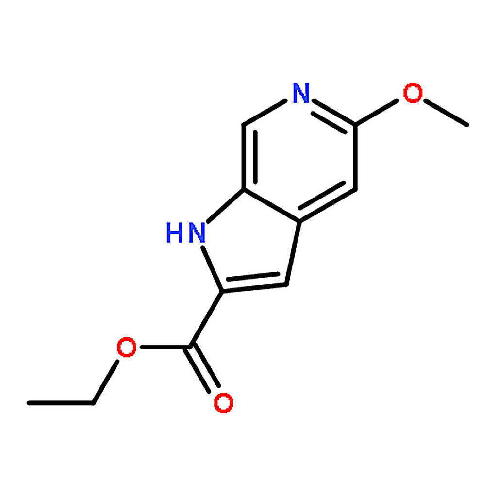 RHAWN Ethyl 5-methoxy-1H-pyrrolo[2,3-c]pyridine-2-carboxylate