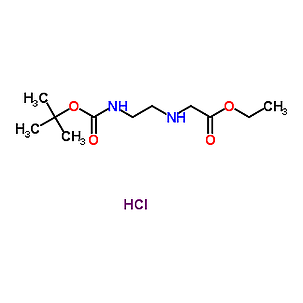 RHAWN Ethyl 2-((2-((tert-butoxycarbonyl)amino)ethyl)amino)acetate hydrochloride