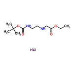 RHAWN Ethyl 2-((2-((tert-butoxycarbonyl)amino)ethyl)amino)acetate hydrochloride