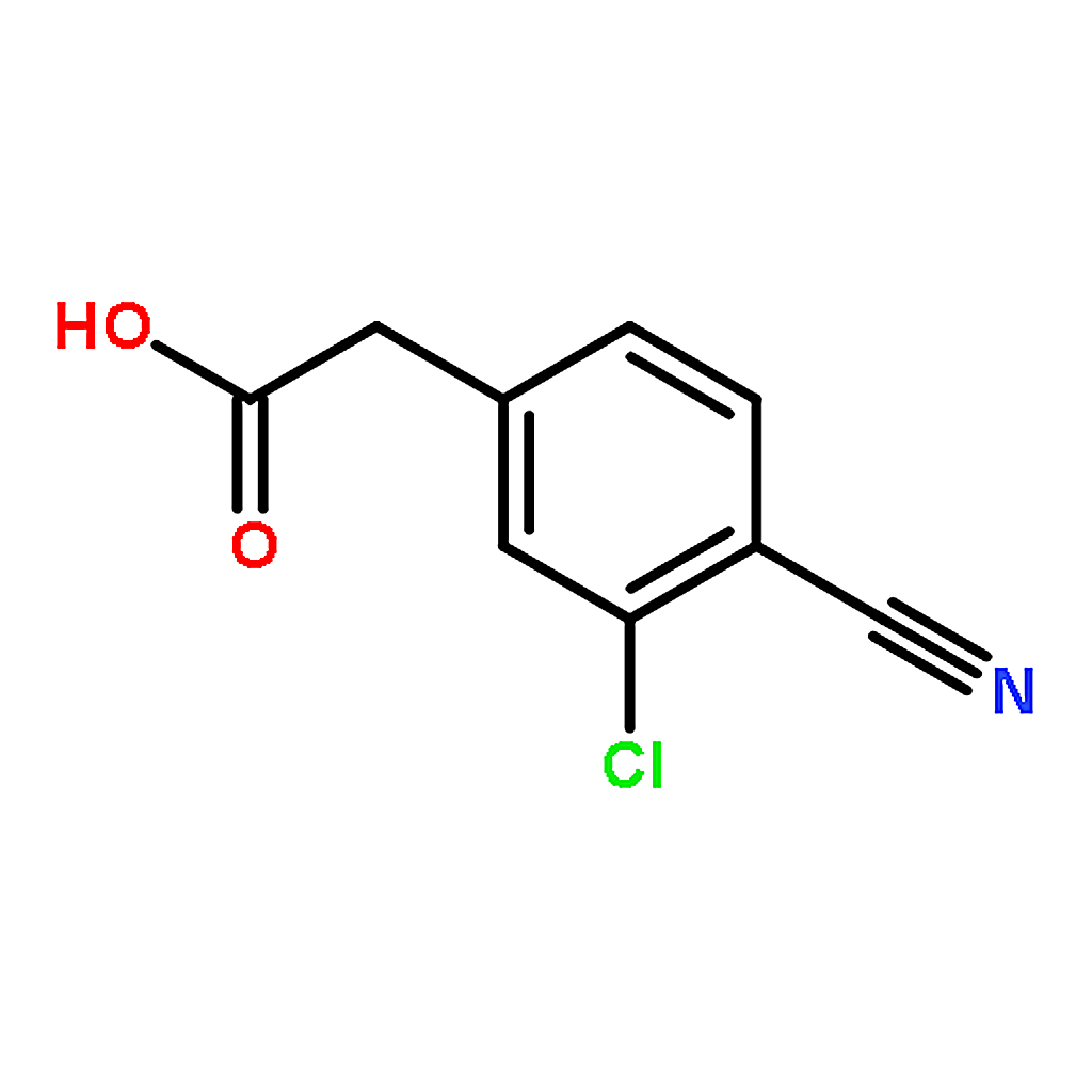 RHAWN 2-(3-Chloro-4-cyanophenyl)acetic acid