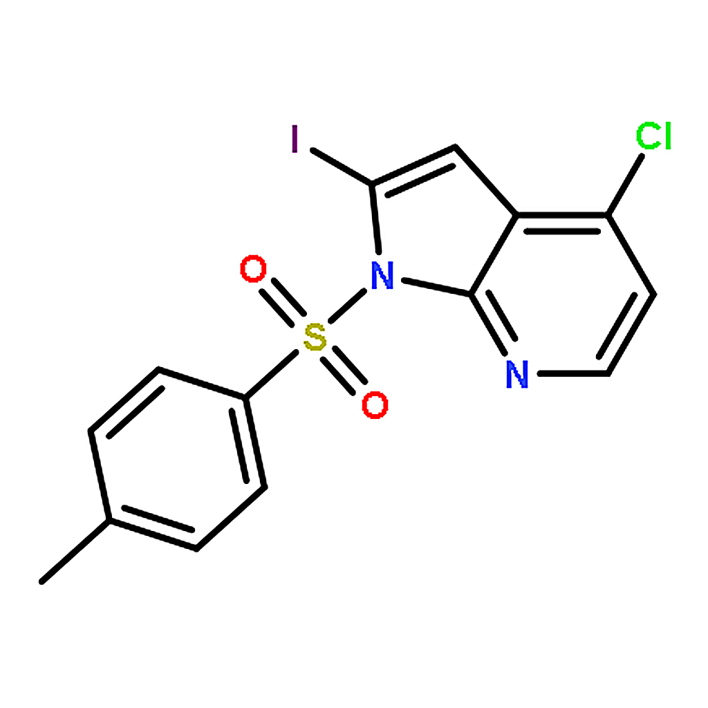RHAWN 1H-Pyrrolo[2，3-b]pyridine， 4-chloro-2-iodo-1-[(4-methylphenyl)sulfonyl]-